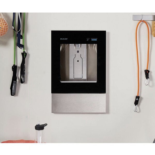 Zurn Elkay ezH2O LBWD06BKK Built-In Filtered Bottle Filling Station Midnight Black Touchless Chilled