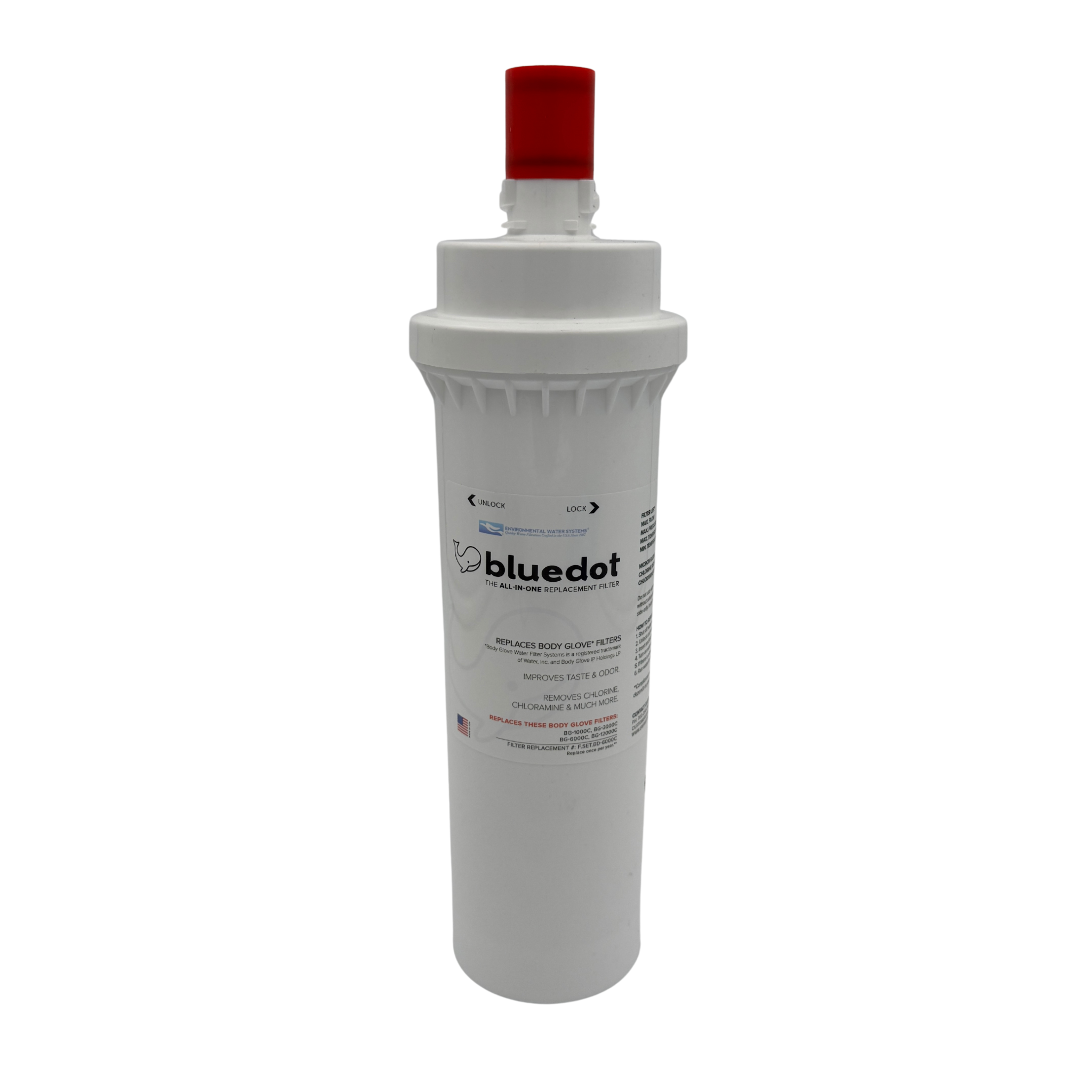 EWS # F.SET.BD.6000C Filter Replacement Cartridge – Made in USA