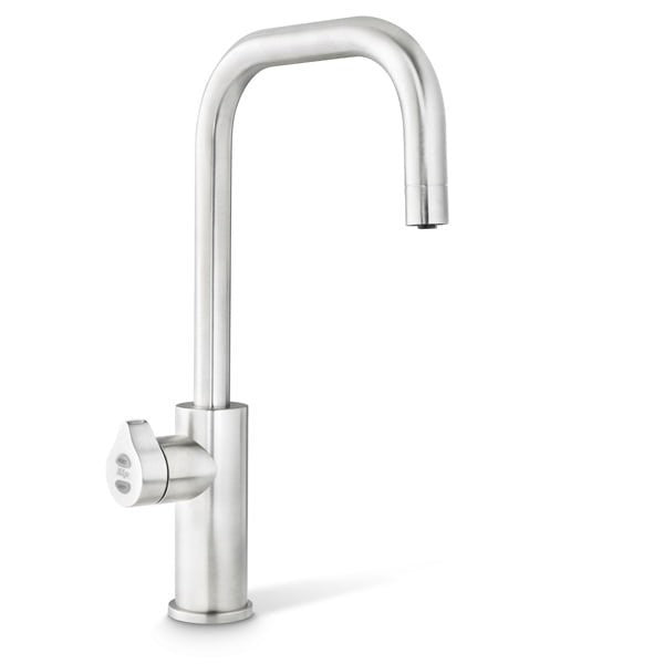 Zip Water 01034239 13 7/8 Inch HydroTap Cube Boiling Chilled Sparkling Drinking Faucet, Brushed Chrome - DrinkingWellCo