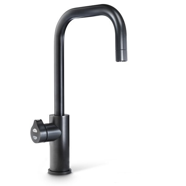 Zip Water 01034240 13 7/8 Inch HydroTap Cube Boiling Chilled Sparkling Drinking Faucet, Matte Black - DrinkingWellCo