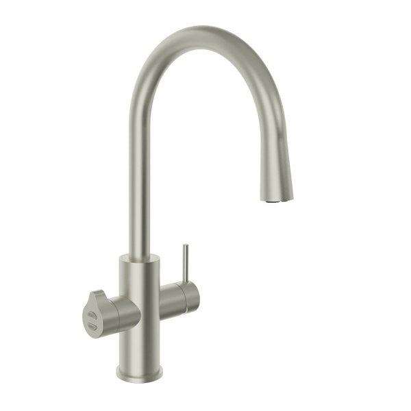 Zip Water 01034265 17 3/8 Inch HydroTap Celsius All-In-One Boiling Chilled Sparkling Drinking Faucet, Brushed Nickel - DrinkingWellCo