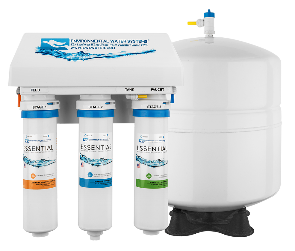RoPro Reverse Osmosis - 3 Stage System Replacement Filters - Set Of 3  Cartridges