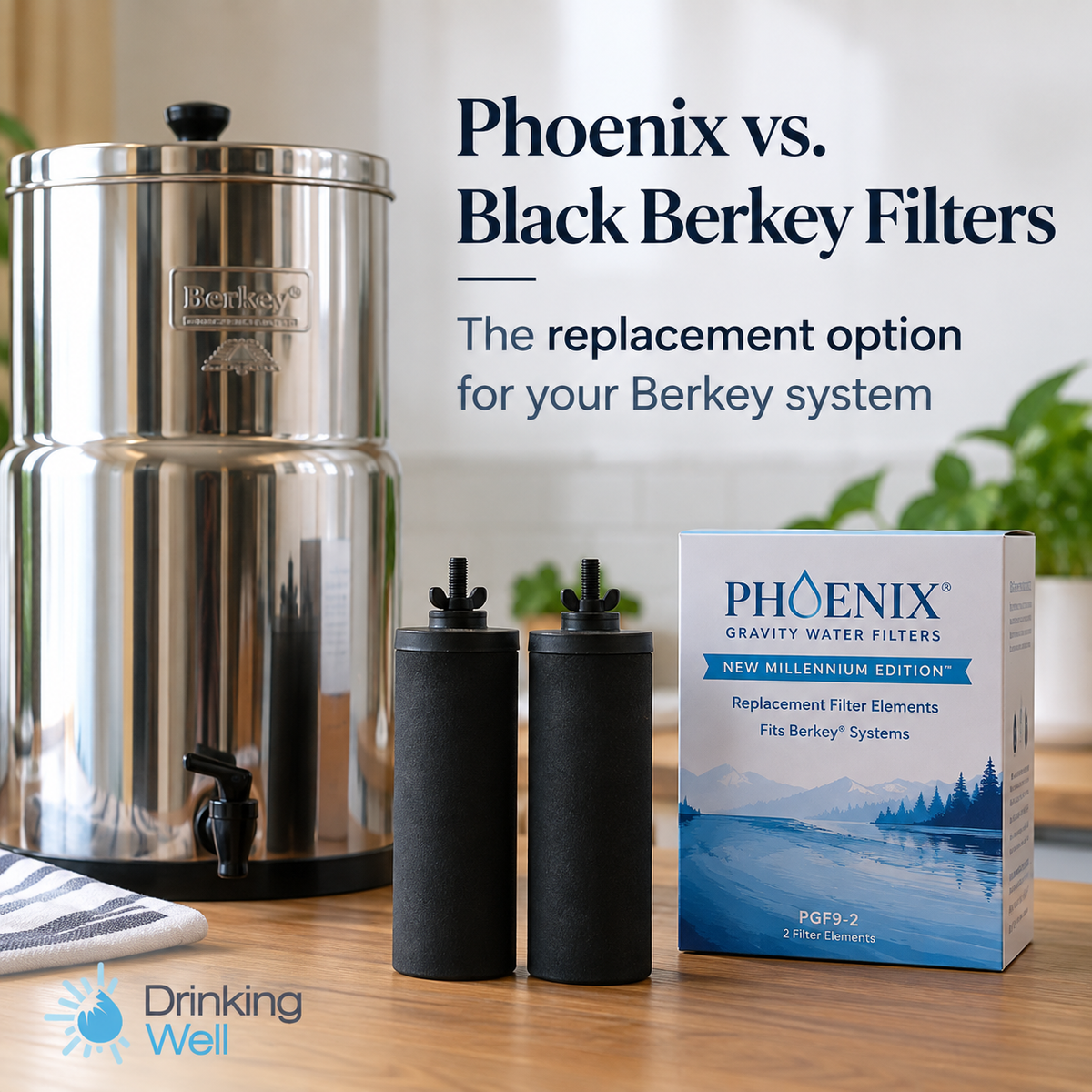 Phoenix vs. Black Berkey Filters: The Replacement Option for Your Berkey System