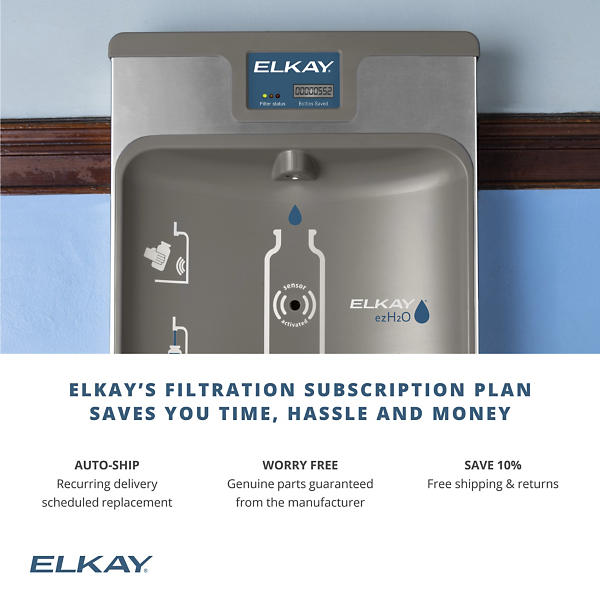 Elkay WaterSentry Lead & Microplastics 1500-Gallon NSF Certified Replacement Water Filter