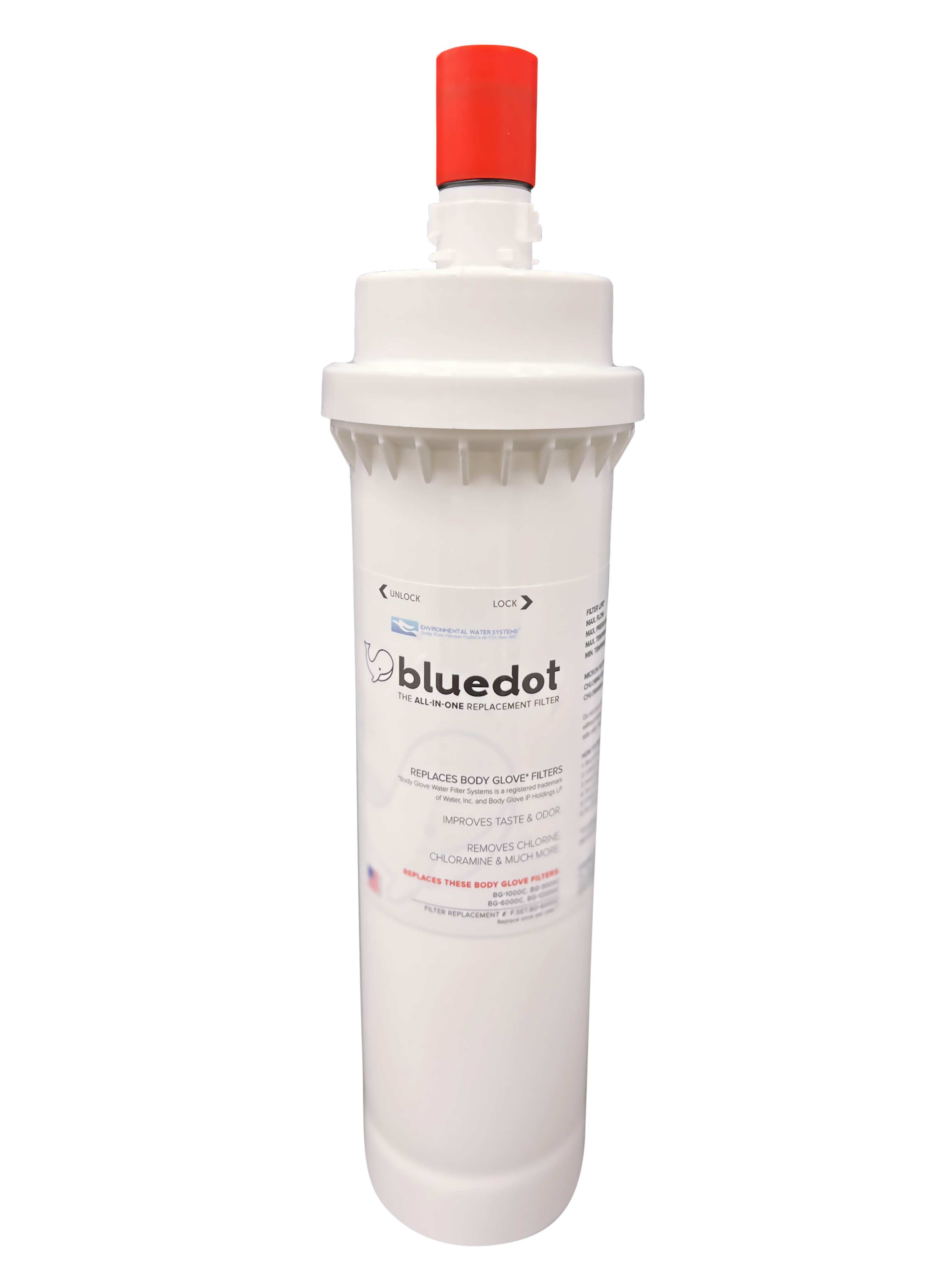 EWS # F.SET.BD.6000C Filter Replacement Cartridge – Made in USA