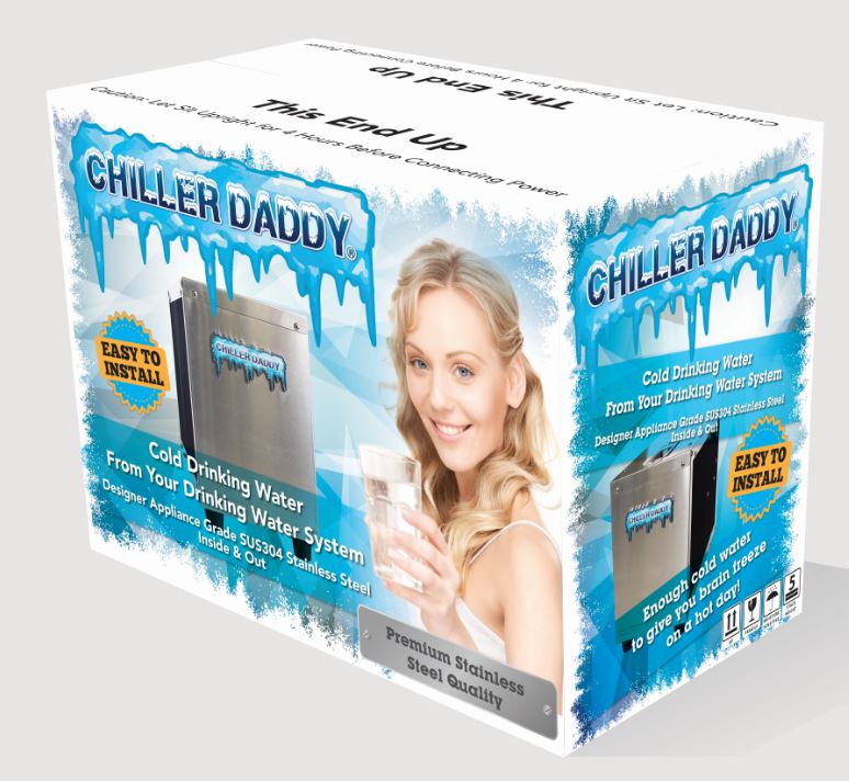 Chiller Daddy CHL-750XL Undersink Drinking Water Chiller – 1.3 GPH, 110V, Stainless Steel