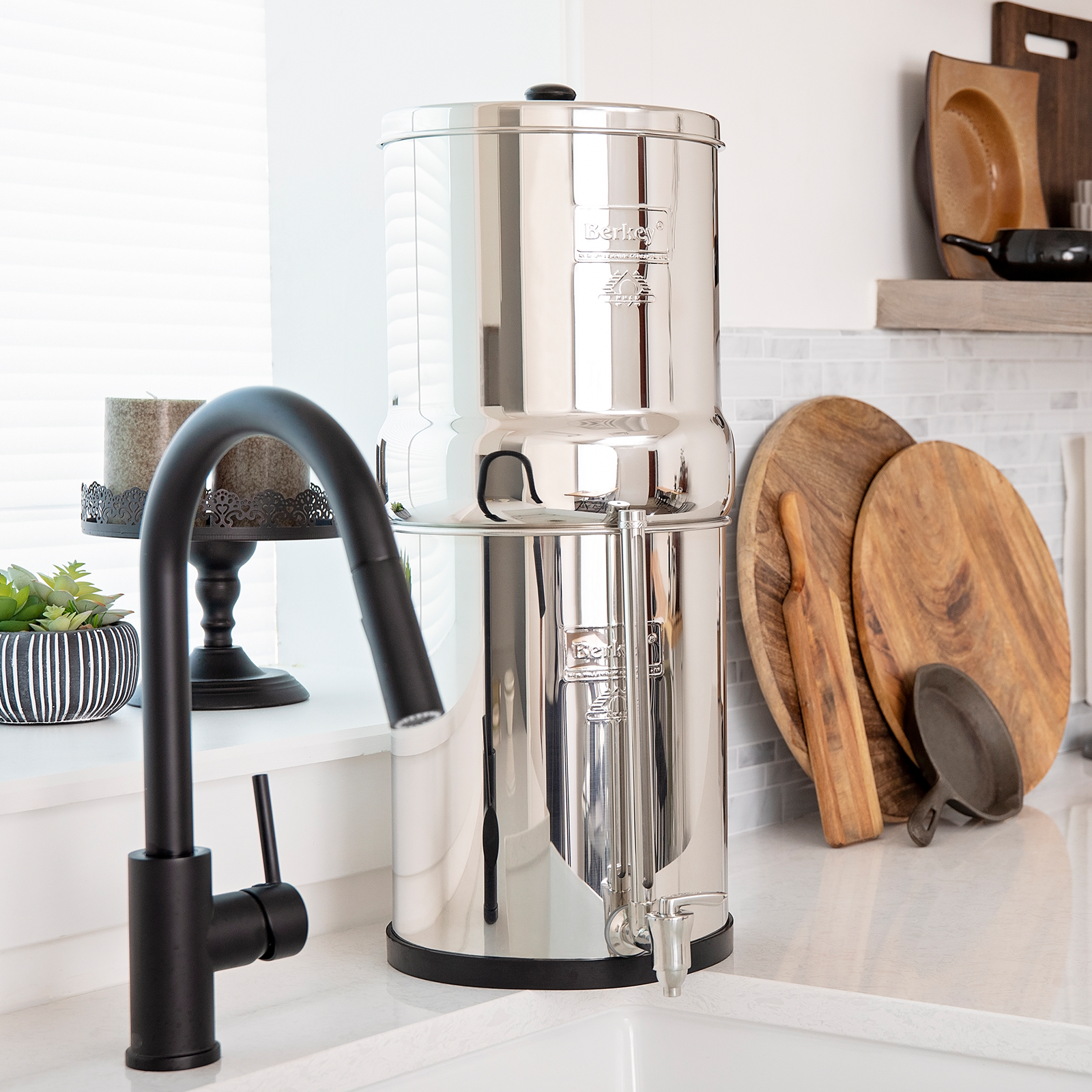Royal Berkey® Water Filter System – 3.25 Gallon with 2 Black Berkey® Elements
