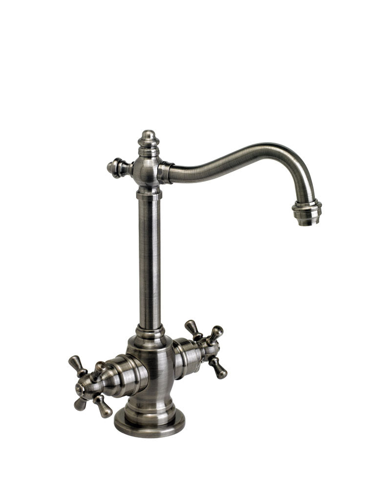 Waterstone 1150HC-CH Annapolis Hot and Cold Filtration Faucet with Cross Handles, Chrome Finish freeshipping - Drinking Well Co.
