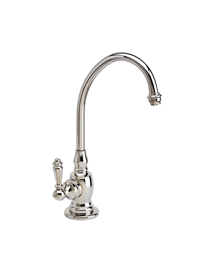 Waterstone 1200H-SN Hampton Hot Only Filtration Faucet with Lever Handle, Satin Nickel Finish freeshipping - Drinking Well Co.