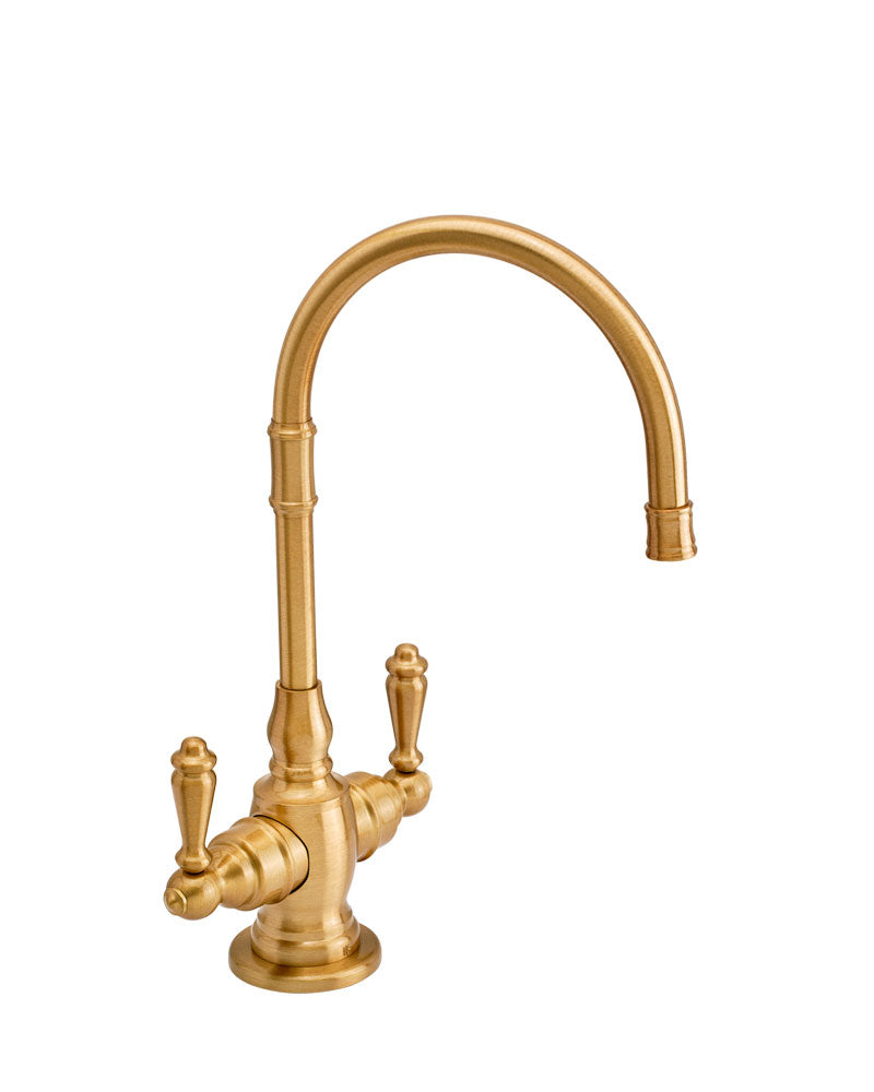 Waterstone 1202HC-PN Pembroke Hot and Cold Filtration Faucet with Lever Handles, Polished Nickel Finish freeshipping - Drinking Well Co.