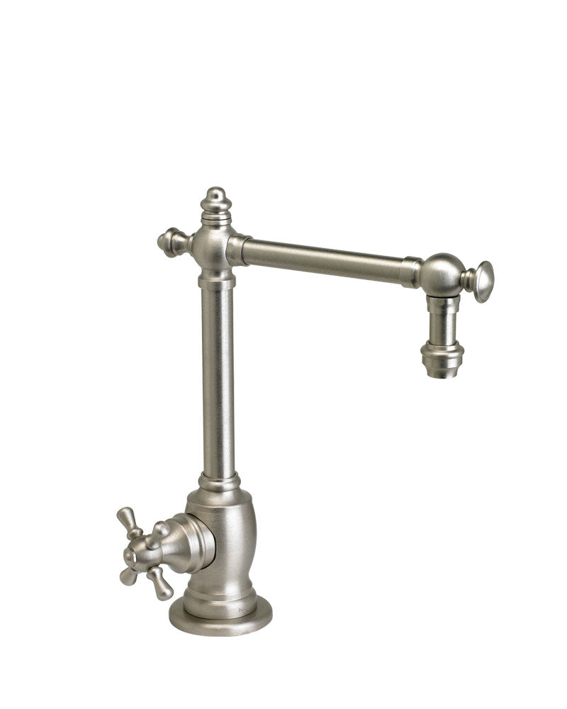 Waterstone 1750H-SN Towson Hot Only Filtration Faucet with Cross Handle, Satin Nickel Finish freeshipping - Drinking Well Co.