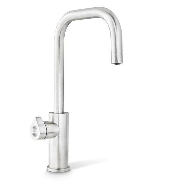 Zip Water 01034244 13 7/8 Inch HydroTap Cube Boiling Chilled Sparkling Drinking Faucet, Brushed Nickel - DrinkingWellCo