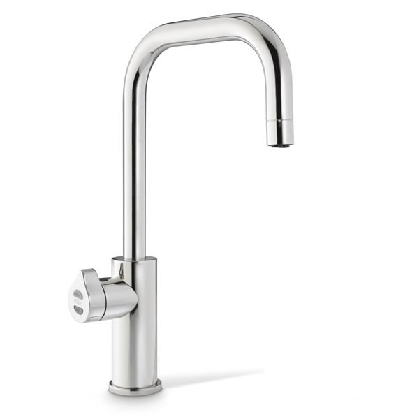 Zip Water 01034243 13 7/8 Inch HydroTap Cube Boiling Chilled Sparkling Drinking Faucet, Nickel - DrinkingWellCo