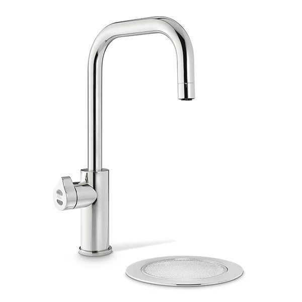 Zip Water ZIP01034238 13 7/8 Inch HydroTap Cube Boiling Chilled Sparkling Drinking Faucet, Chrome - DrinkingWellCo