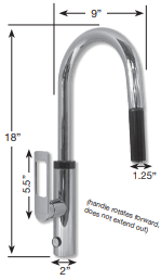 Water Inc. Ozone Faucet 2 with Ozone Generator - Chrome SKSF01-CH freeshipping - Drinking Well Co.