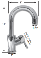 Ozone Faucet 4 with Ozone Generator - Chrome SLUA02-CH freeshipping - Drinking Well Co.