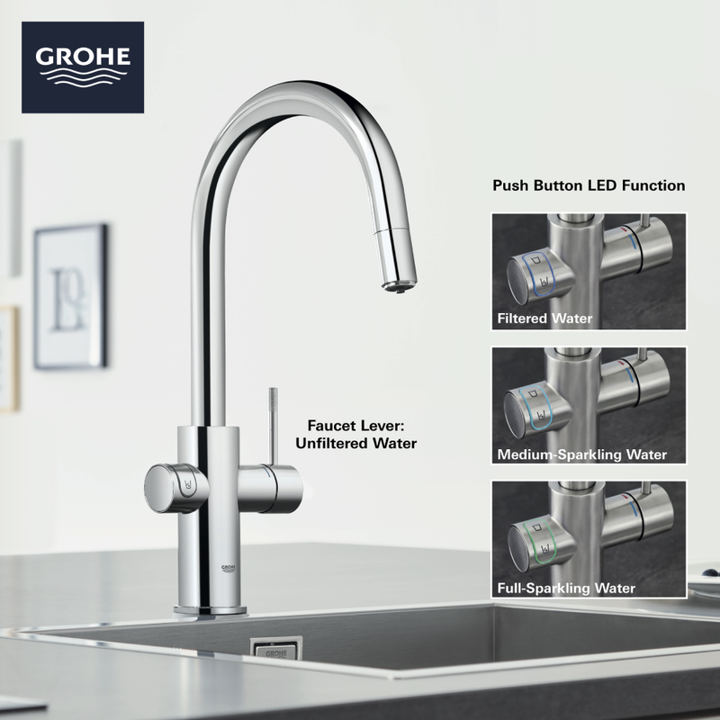 How To – Use the GROHE Blue Fizz Cleaning Powder 